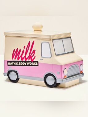 Bath & Body Works Pink & Cream MILK BAR collab Jar
